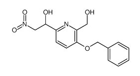 1-[6-(hydroxymethyl)-5-phenylmethoxypyridin-2-yl]-2-nitroethanol Structure