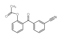 2-ACETOXY-3'-CYANOBENZOPHENONE结构式