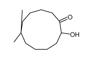 2-hydroxy-7,7-dimethylcycloundecan-1-one Structure