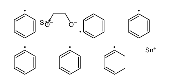 triphenyl(2-triphenylstannyloxyethoxy)stannane Structure