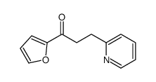 1-(furan-2-yl)-3-pyridin-2-ylpropan-1-one Structure