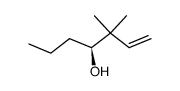 (S)-3,3-dimethyl-1-hepten-4-ol结构式