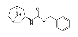 Carbamic acid, (3-endo)-8-azabicyclo[3.2.1]oct-3-yl-, phenylmethyl ester Structure