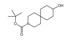 9-Hydroxy-3-aza-spiro[5.5]undecane-3-carboxylic acid tert-butyl ester Structure