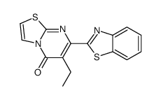 7-(1,3-benzothiazol-2-yl)-6-ethyl-[1,3]thiazolo[3,2-a]pyrimidin-5-one Structure