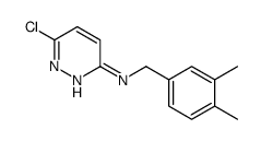 6-chloro-N-[(3,4-dimethylphenyl)methyl]pyridazin-3-amine Structure