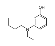 3-[butyl(ethyl)amino]phenol结构式