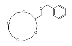 12-(phenylmethoxymethyl)-1,4,7,10-tetraoxacyclotridecane Structure