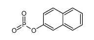 naphthalen-2-yloxy-oxido-oxophosphanium结构式