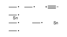 triethyl(2-triethylstannylethynyl)stannane Structure