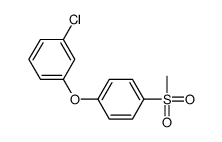 1-chloro-3-(4-methylsulfonylphenoxy)benzene Structure