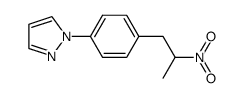 1-[4-(2-nitro-propyl)-phenyl]-1H-pyrazole结构式