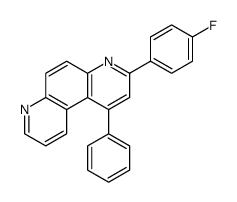 3-(4-fluorophenyl)-1-phenyl-4,7-phenanthroline结构式