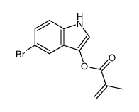 5-Bromindoxyl-methacrylat结构式