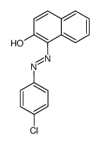 1-(4-chlorophenylazo)-2-naphthol结构式