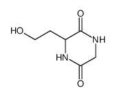 2,5-Piperazinedione,3-(2-hydroxyethyl)-(6CI,9CI) Structure