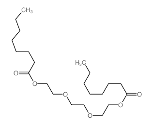 2,2'-ethylenedioxydiethyl dioctanoate Structure