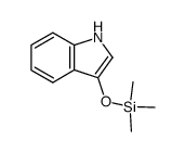 3-((trimethylsilyl)oxy)-1H-indole Structure