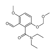 N,N-diethyl-2-formyl-3-methoxy-6-(methoxymethoxy)benzamide结构式