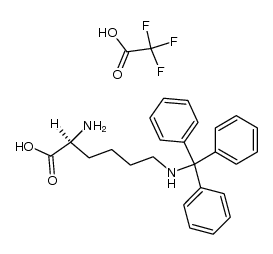 Trifluoracetat von Nε-Trt-Lys结构式