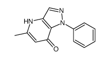 1H-Pyrazolo[4,3-b]pyridin-7-ol, 5-Methyl-1-phenyl-结构式