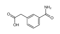 2-[3-(aminocarbonyl)phenyl]acetic acid Structure