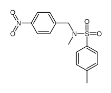 N,4-dimethyl-N-[(4-nitrophenyl)methyl]benzenesulfonamide结构式