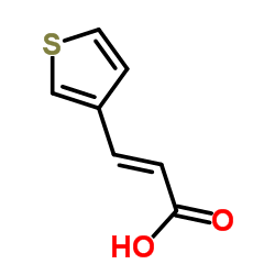 (2E)-3-(3-Thienyl)acrylic acid structure