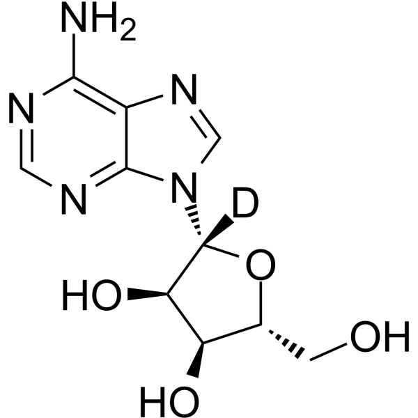 Adenosine-d1-1 Structure