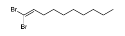 1,1-dibromo-1-decene Structure