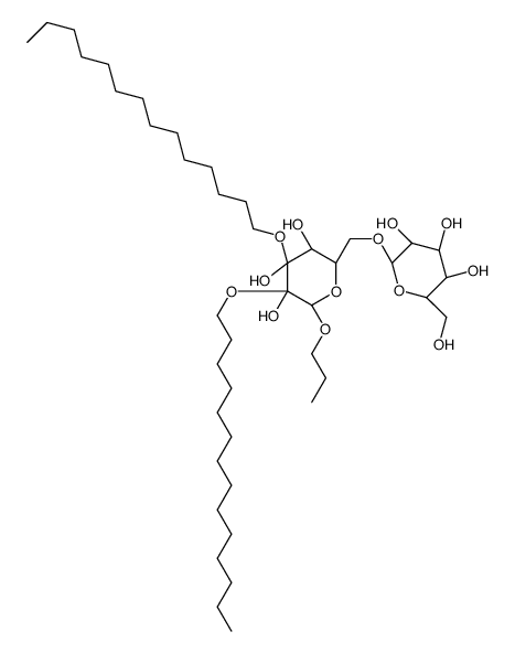 1,2-di-O-tetradecyl-3-O-(6-O-glucopyranosyl-glucopyranosyl)glycerol结构式