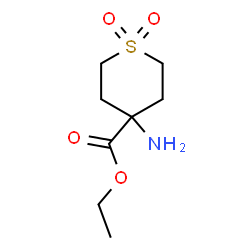 ethyl 4-amino-1,1-dioxothiane-4-carboxylate structure