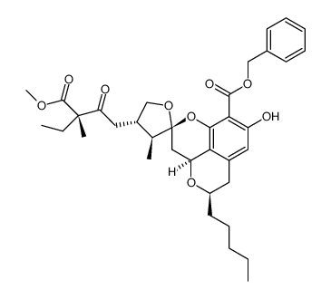 berkelic acid benzyl ester Structure