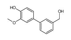 4-[3-(hydroxymethyl)phenyl]-2-methoxyphenol Structure