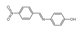 4-{[(4-nitrophenyl)methylene]amino}phenol Structure