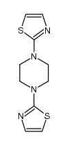 1,4-bis(2-thiazolyl)-1,4-diazacyclohexane Structure