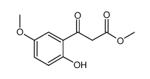 Methyl 3-(2-Hydroxy-5-methoxyphenyl)-3-oxopropanoate Structure