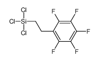 trichloro-[2-(2,3,4,5,6-pentafluorophenyl)ethyl]silane Structure