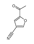 3-Furancarbonitrile, 5-acetyl- (9CI) Structure