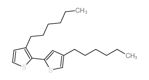 3,4'-二己基-2,2'-联噻吩结构式