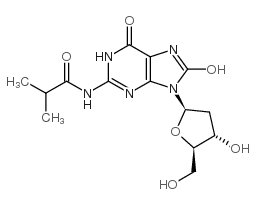 8-HYDROXY-N2-ISOBUTRYL-2'-DEOXYGUANOSINE structure