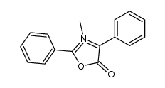 3-metyl-2,4-diphenyl-1,3-oxazolium-5-oxide结构式