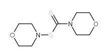 4-[(morpholinothio)thioxomethyl]morpholine Structure