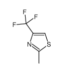 2-Methyl-4-(trifluoromethyl)-1,3-thiazole结构式