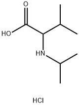 3-甲基-2-[(丙-2-基)氨基]丁酸盐酸盐结构式