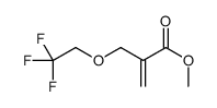 methyl 2-(2,2,2-trifluoroethoxymethyl)prop-2-enoate结构式