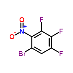 1-Bromo-3,4,5-trifluoro-2-nitrobenzene Structure