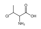 2-amino-3-chlorobutyric acid structure