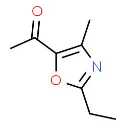 Ethanone, 1-(2-ethyl-4-methyl-5-oxazolyl)- (9CI) structure