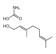 carbamic acid,3,7-dimethylocta-2,6-dien-1-ol Structure